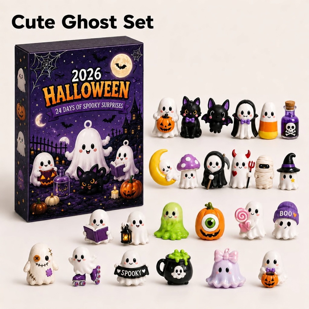 Advent Calendar Gift - Calendario dell'Avvento di Halloween 2026, Scatola
