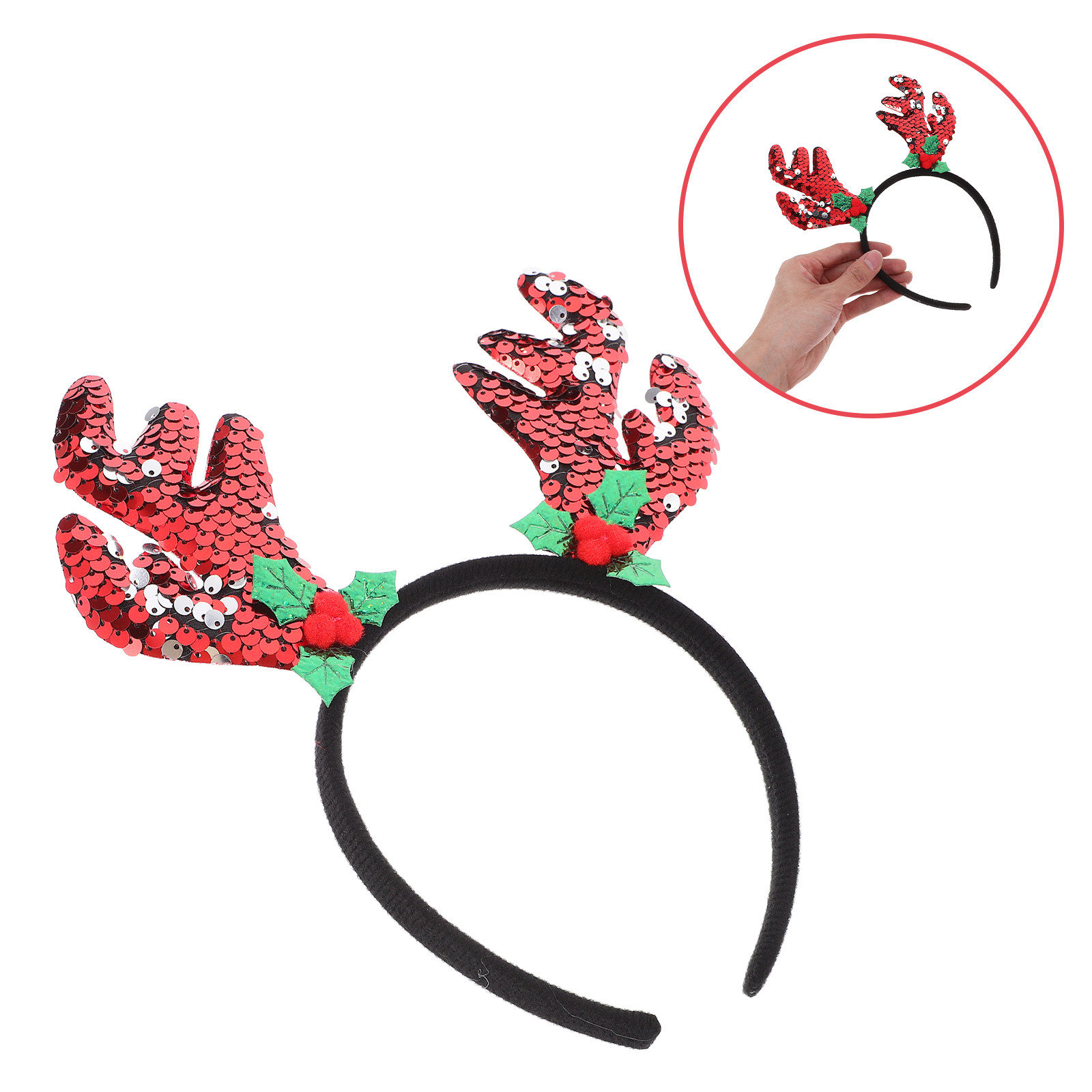 Cerchietto con Corna di Renna, - Reindeer Antlers Headband recensione e prezzo