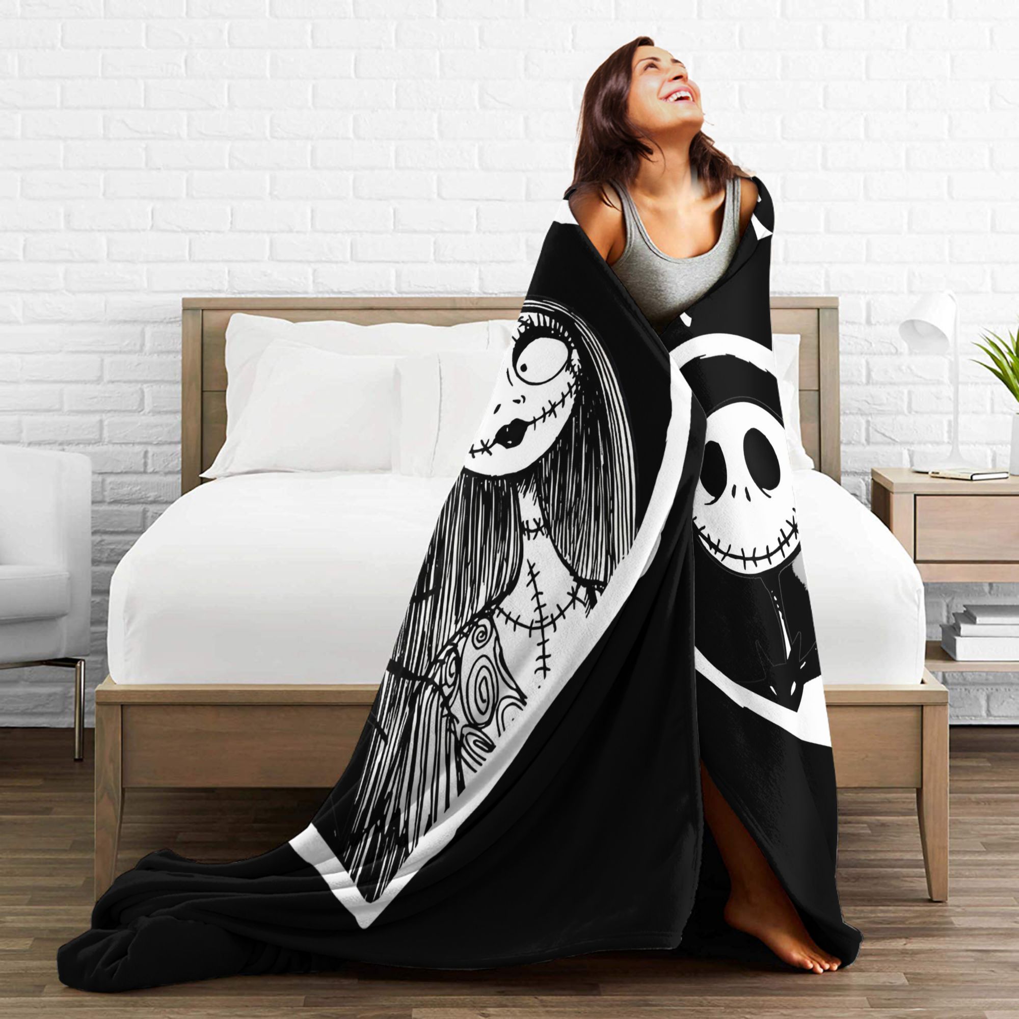 Coperta in Lana Jack Skellingt - Christmas Throw Blanket recensione e prezzo