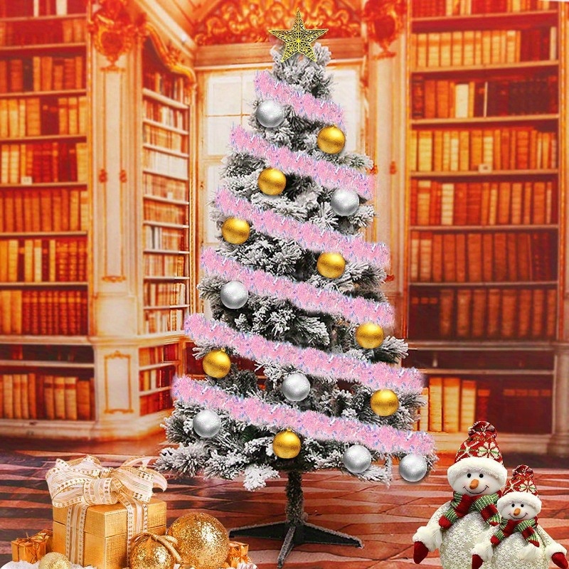 Ghirlanda di Natale Rosa da 13 - Tinsel Garland Decoration recensione e prezzo