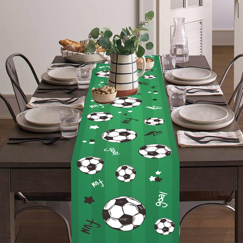 1pc calcio/calcio festa tavolo - Christmas Table Runner recensione e prezzo
